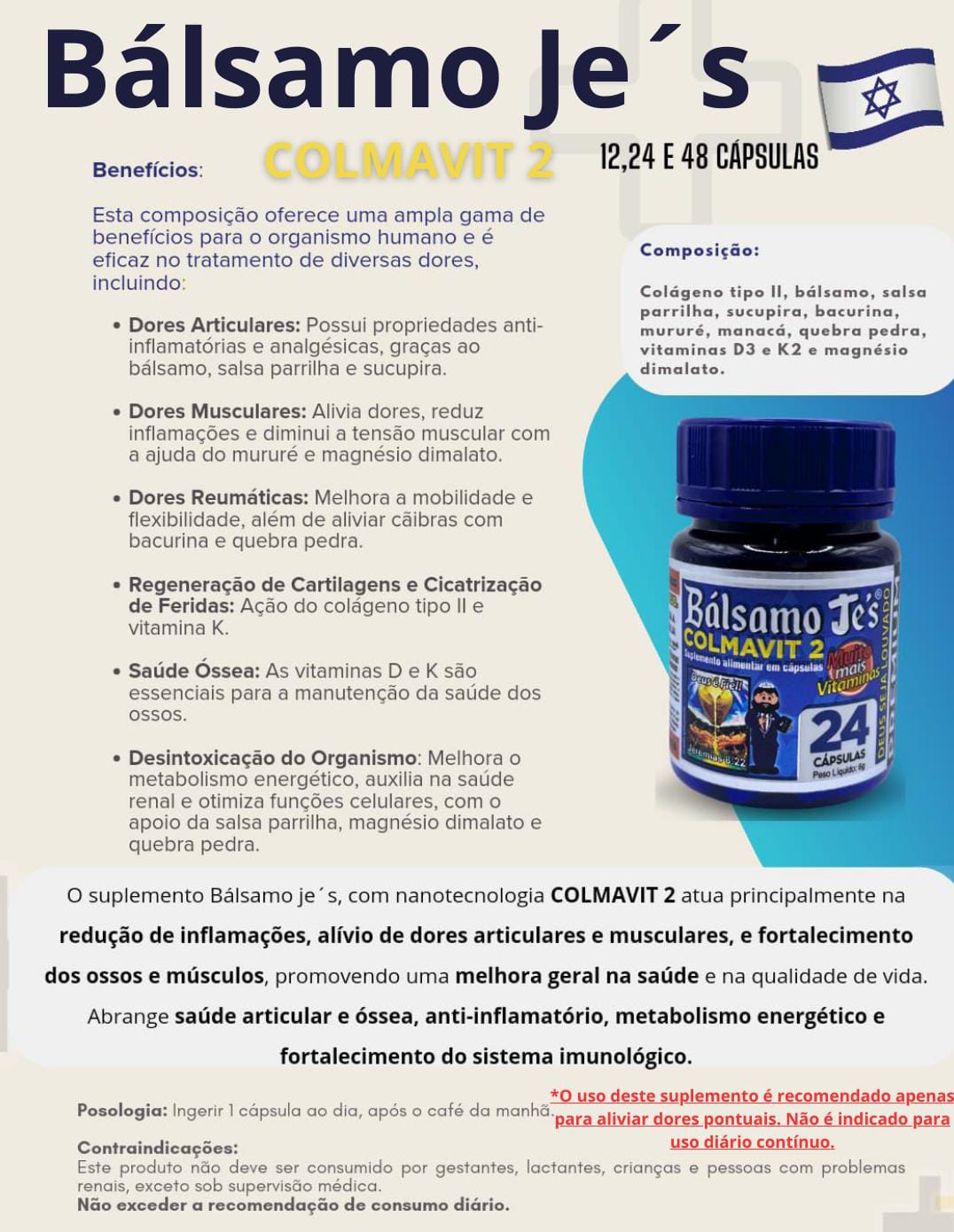 Bálsamo Je's - 24 Cápsulas